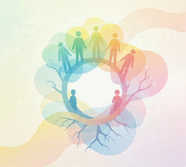 Grupo diverso representando inclusión y justicia social