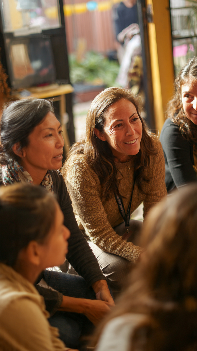 Comunidad diversa colaborando en proyectos sociales y fortalecimiento comunitario